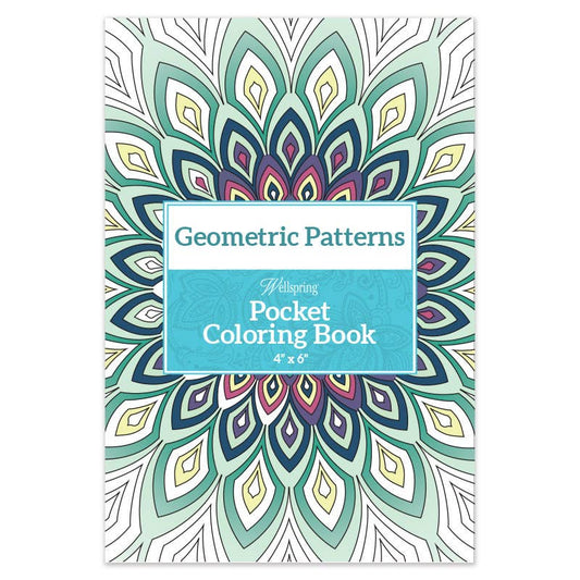 Pocket Coloring Book - Geometric Pattern