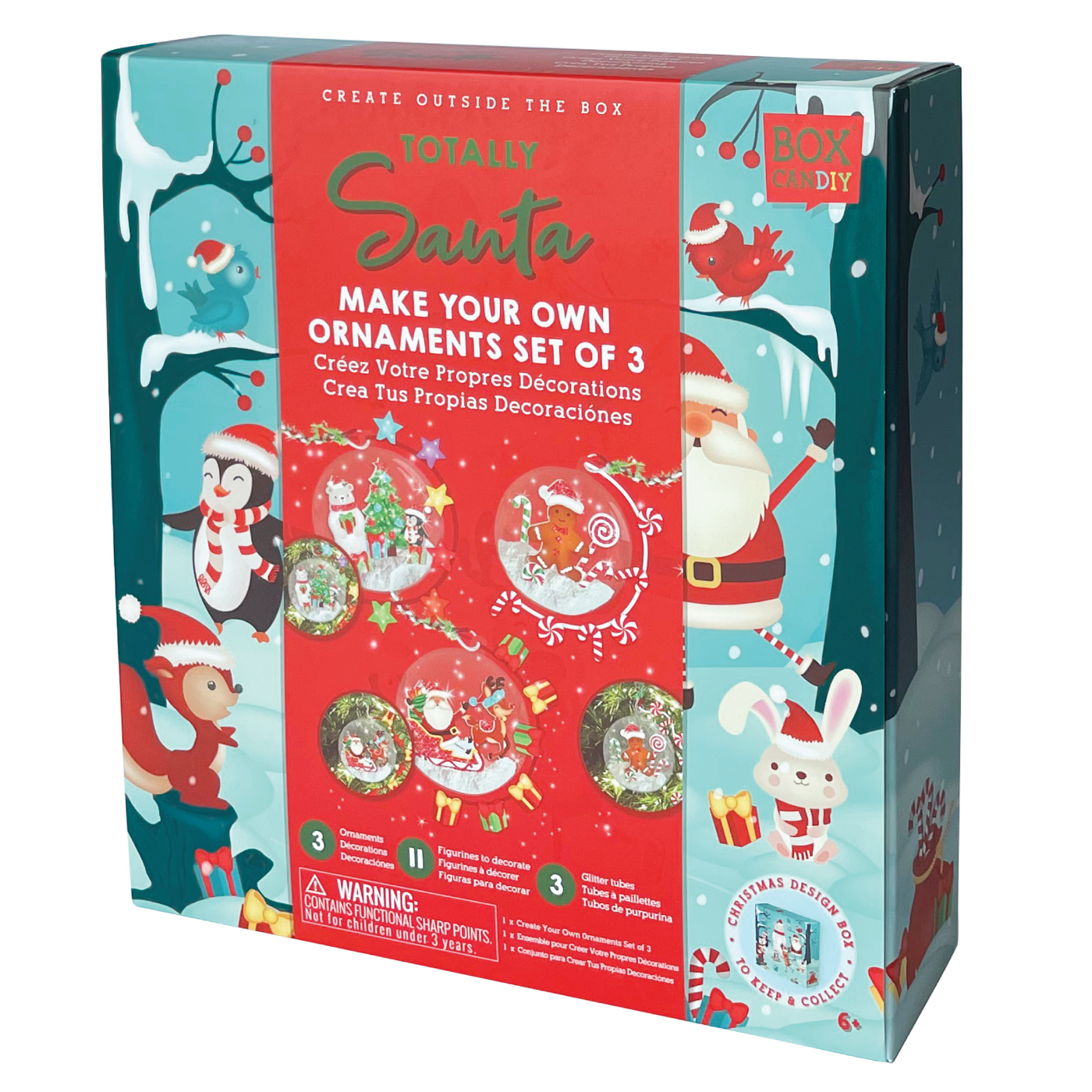 Totally Santa Make Your Own Ornaments
Set of 3