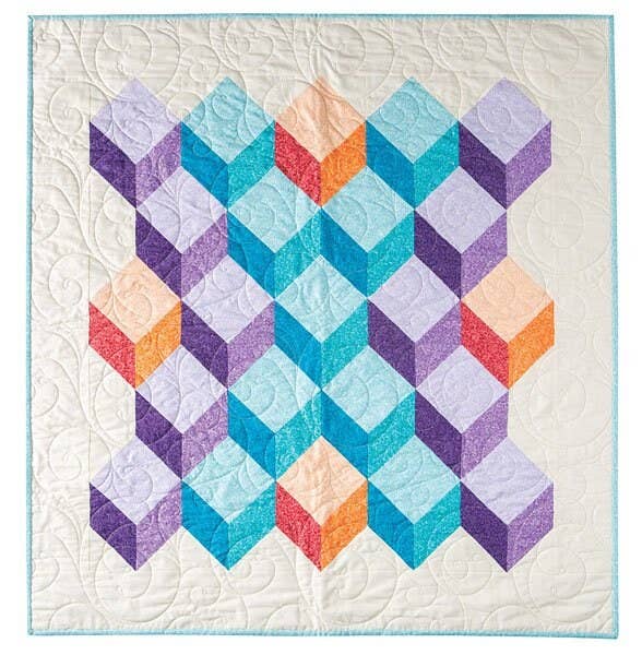 Square Deal Table Topper or Mini-Quilt Printed Pattern