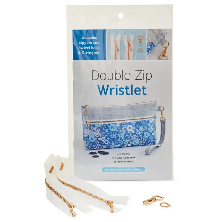 Double Zip Wristlet