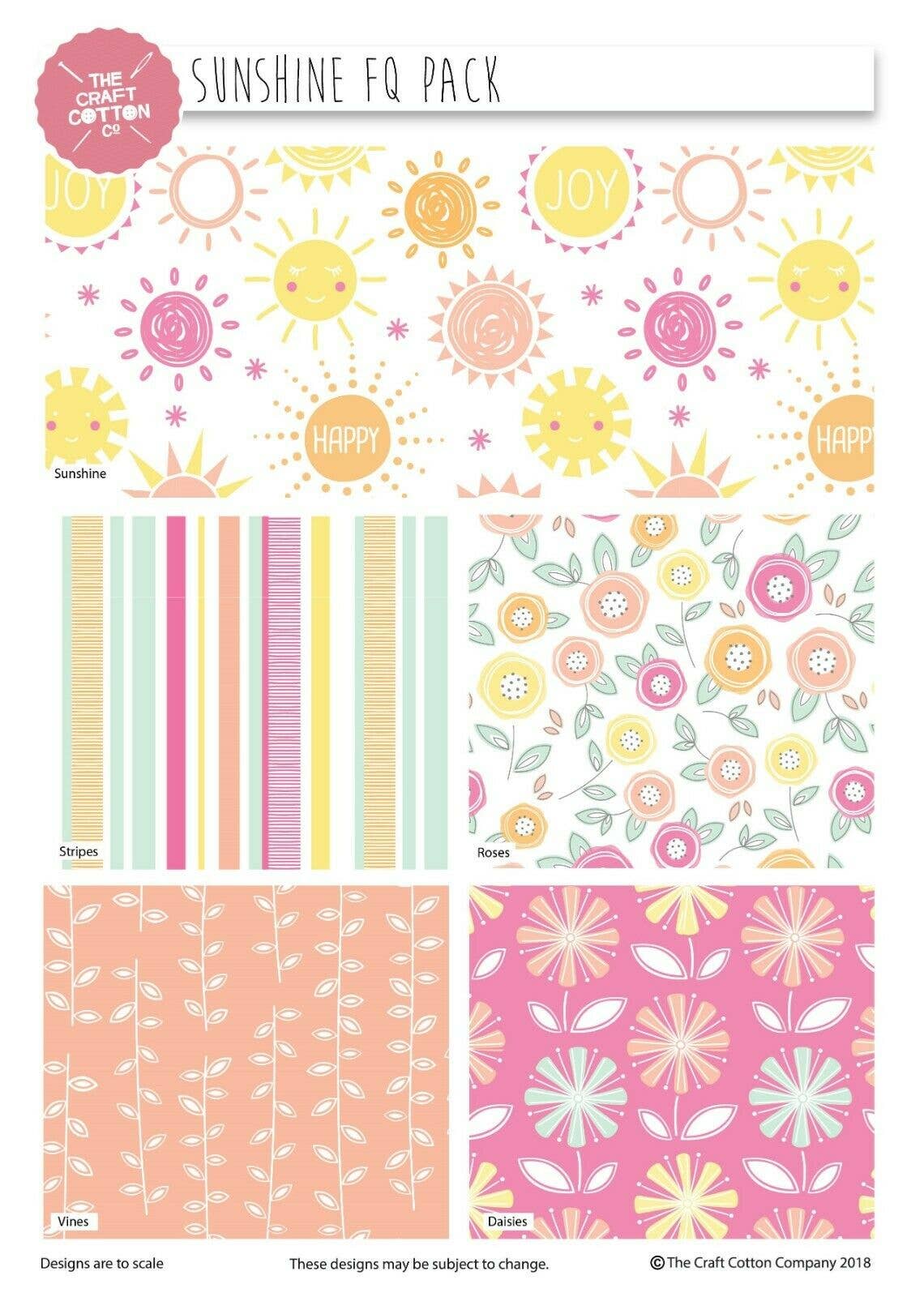 Sunshine Summer Fat Quarter Bundle