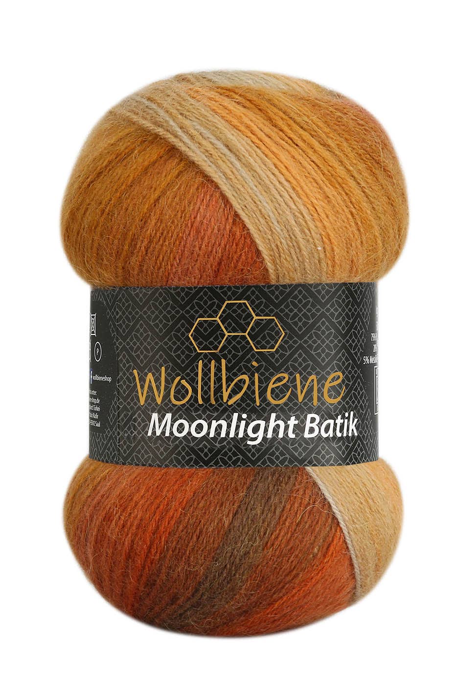 Wollbiene Moonlight Batik Häkeln Strickwolle DIY