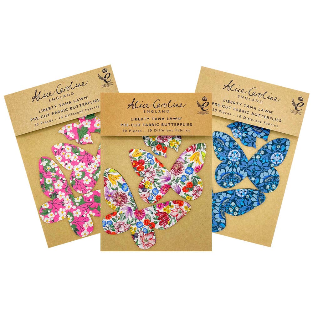 Pre-Cut Liberty Tana Lawn® Fabric Butterflies