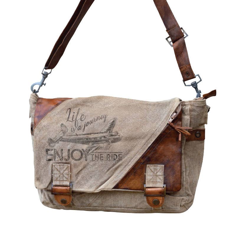Enjoy The Ride Messenger Bag