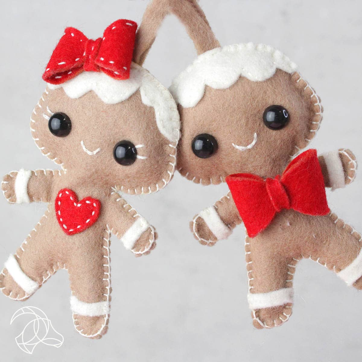 Diy Felt Pack - Gingerbread ornaments