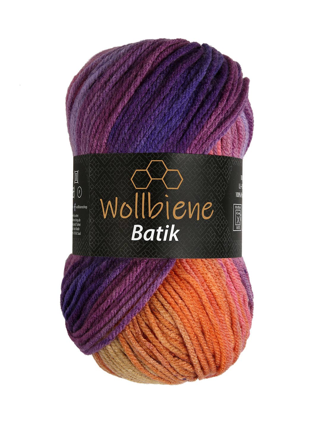 Wollbiene Batik Farbverlaufswolle Strickwolle