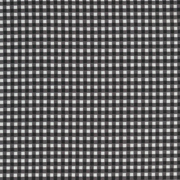 Beautiful Basics 610-JW Black Gingham Fabric by the Yard