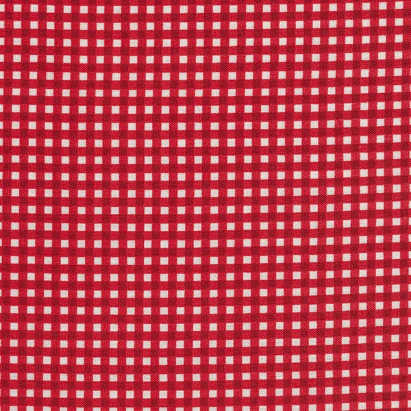 Beautiful Basics 610-R5 Bright Red Gingham Fabric by the Yard