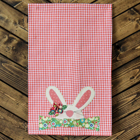 Bunny Applique Tea Towel Kit