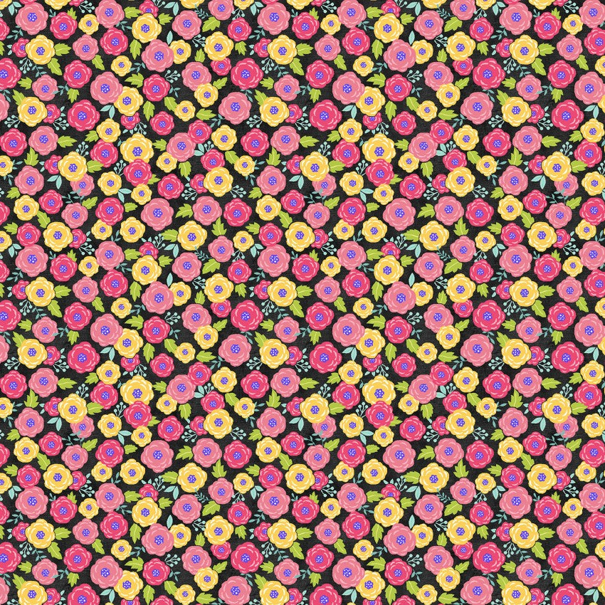 Contempo at Home Fabric by the Yard Rosey Posey