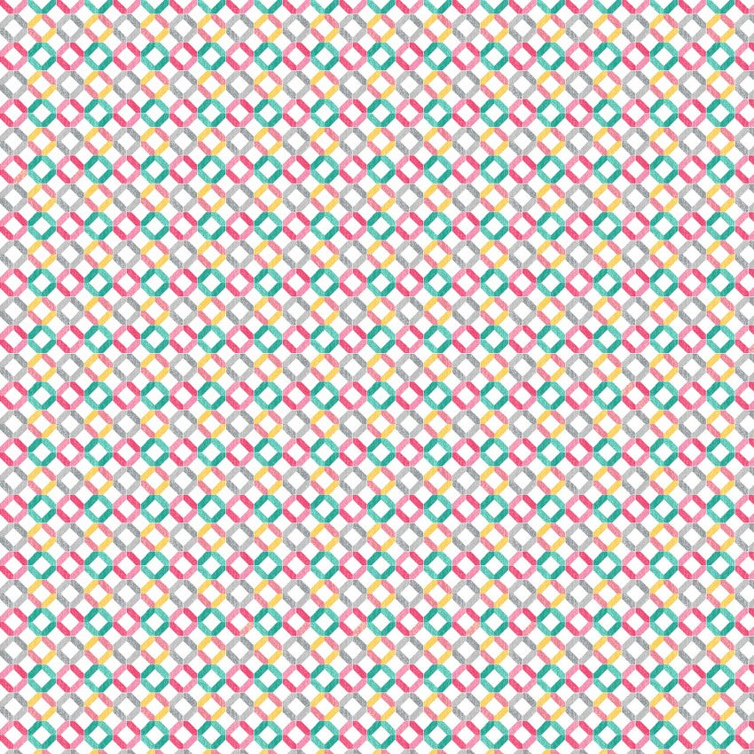 Contempo at Home Fabric by the Yard Geo Pink