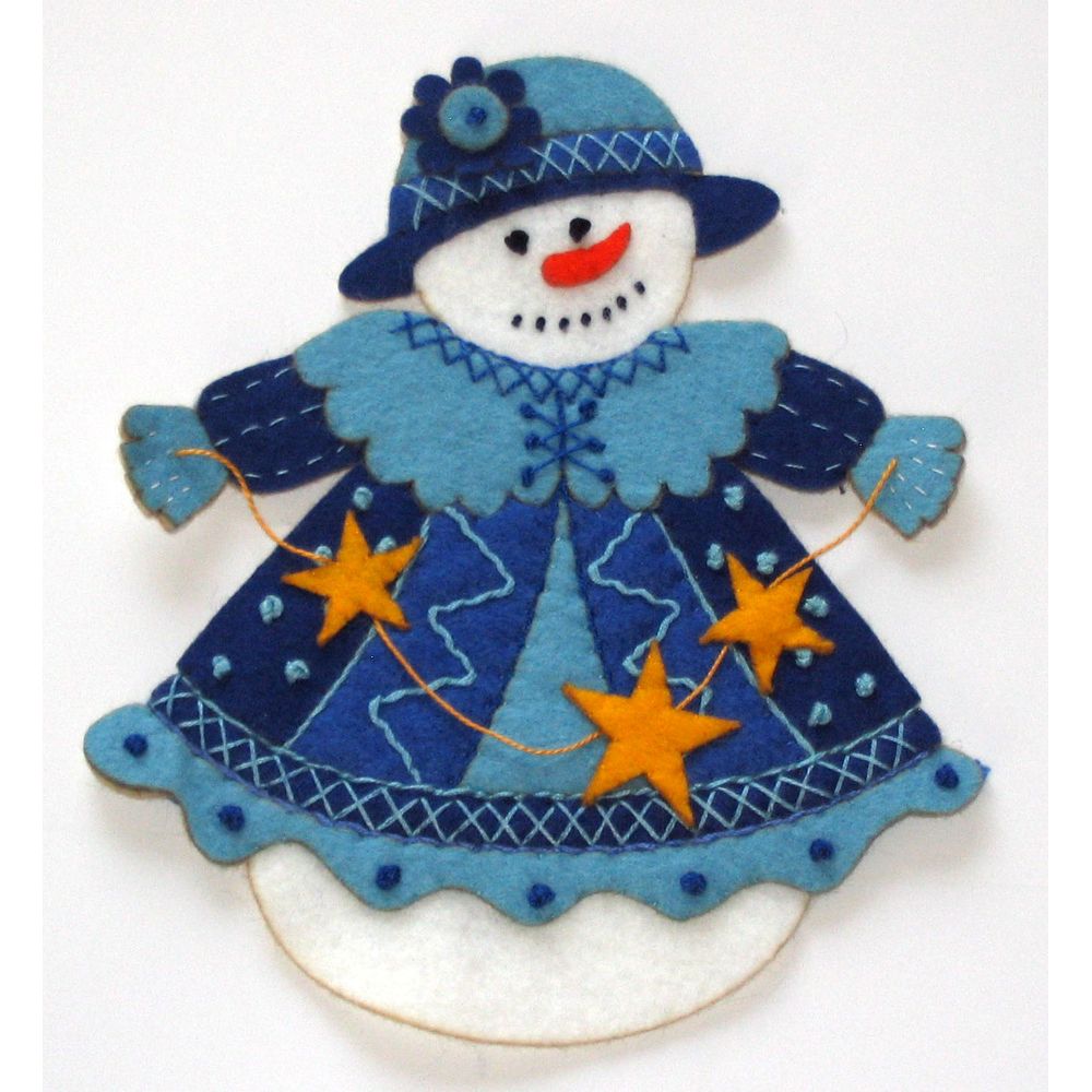 Fiona Wool Felt Ornament Stitch Kit By Artsi2