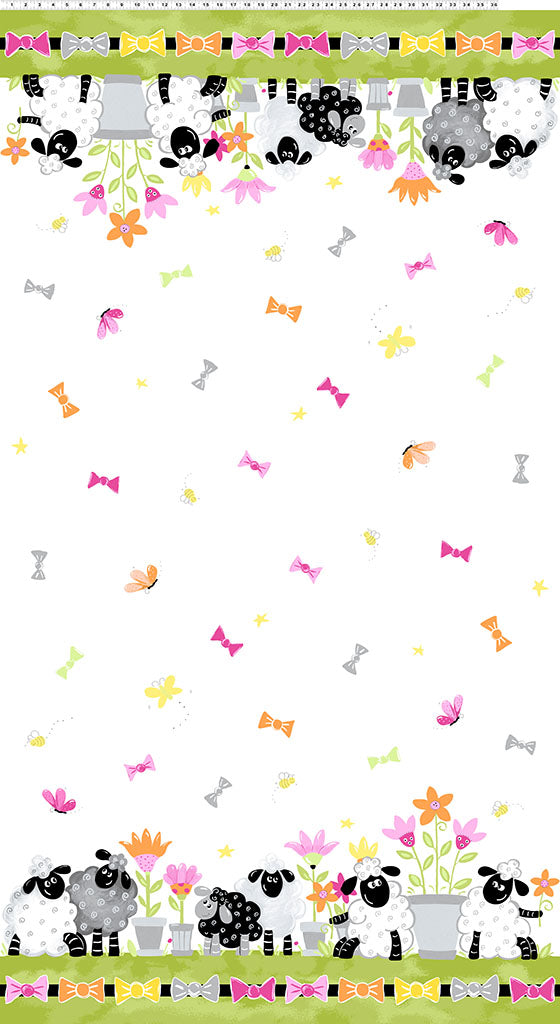 Lal the Lamb Double Border Panel