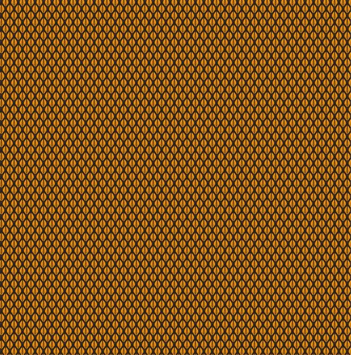 Orange Leaves Fabric by the yard