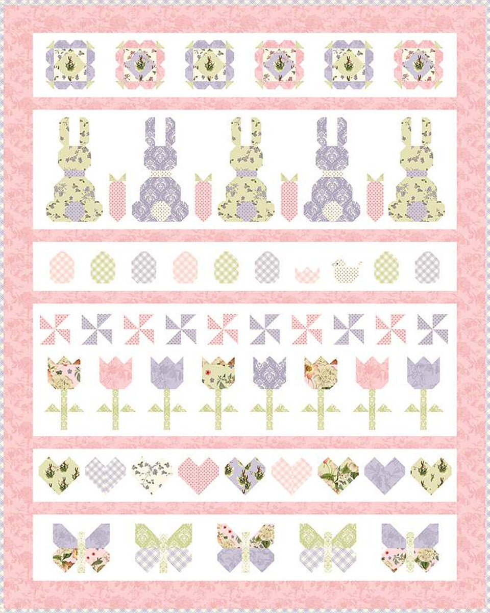 Beverly McCullough Sweet Spring Row Quilt Pattern