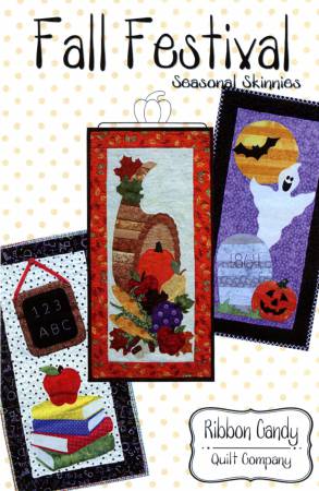 Seasonal Skinnies Fall Festival Skinnies - Fusible Applique Pattern