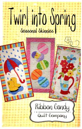 Seasonal Skinnies Twirl into Spring Skinnies - Fusible Applique Pattern