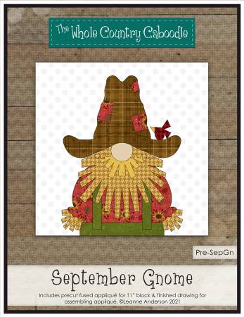 September Gnome Precut Fused Applique Pack