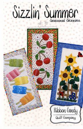 Seasonal Skinnies Sizzlin Summer Skinnies - Fusible Applique Pattern