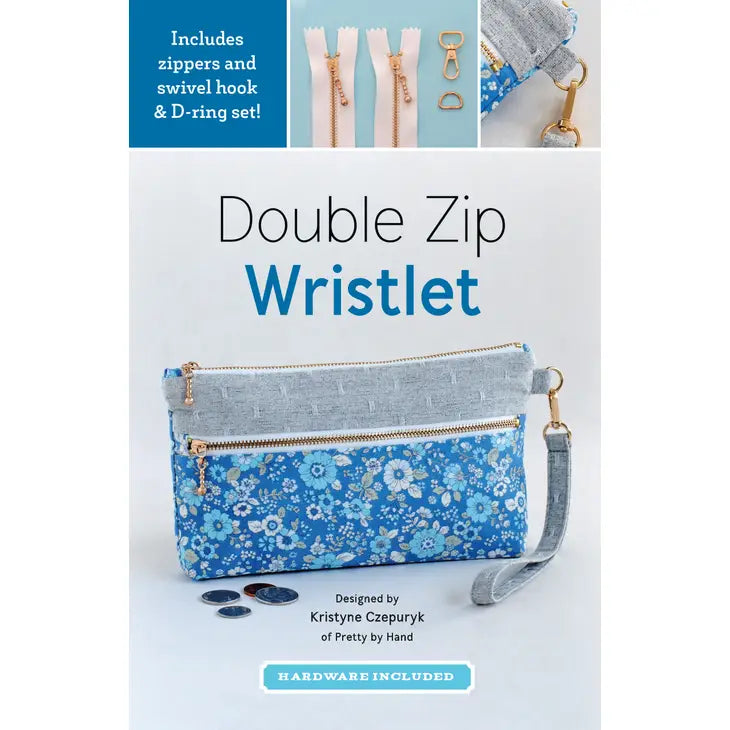 Double Zip Wristlet