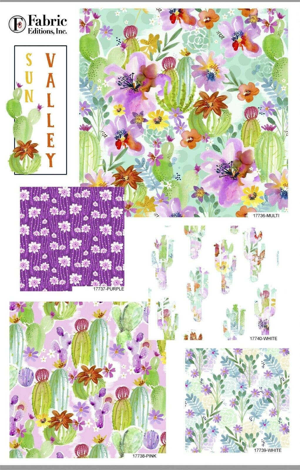 Beautiful Floral Fat Quarter Bundle, Flower Fabric, Craft  2