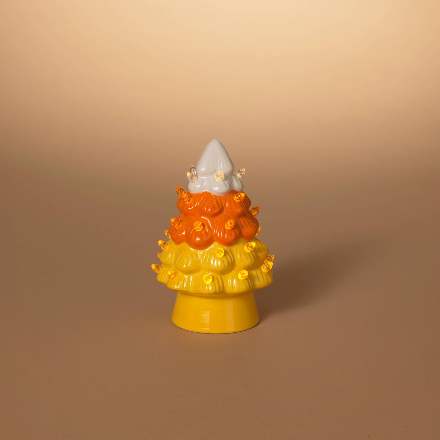 Holiday 6.5"H B/O Lighted Halloween Ceramic Tree