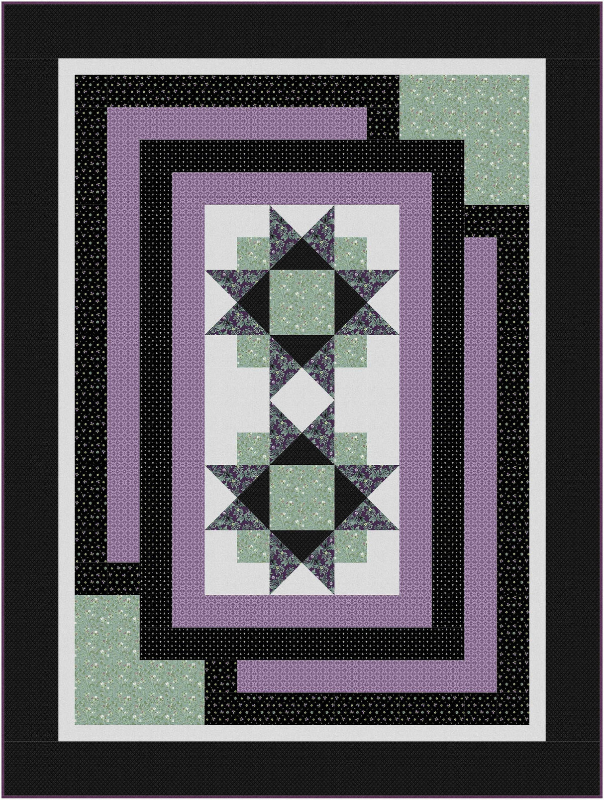 Smoke and Mirrors Lap Quilt Pattern