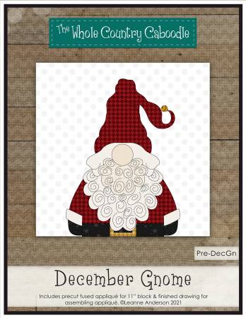December Gnome Precut Fused Applique Pack