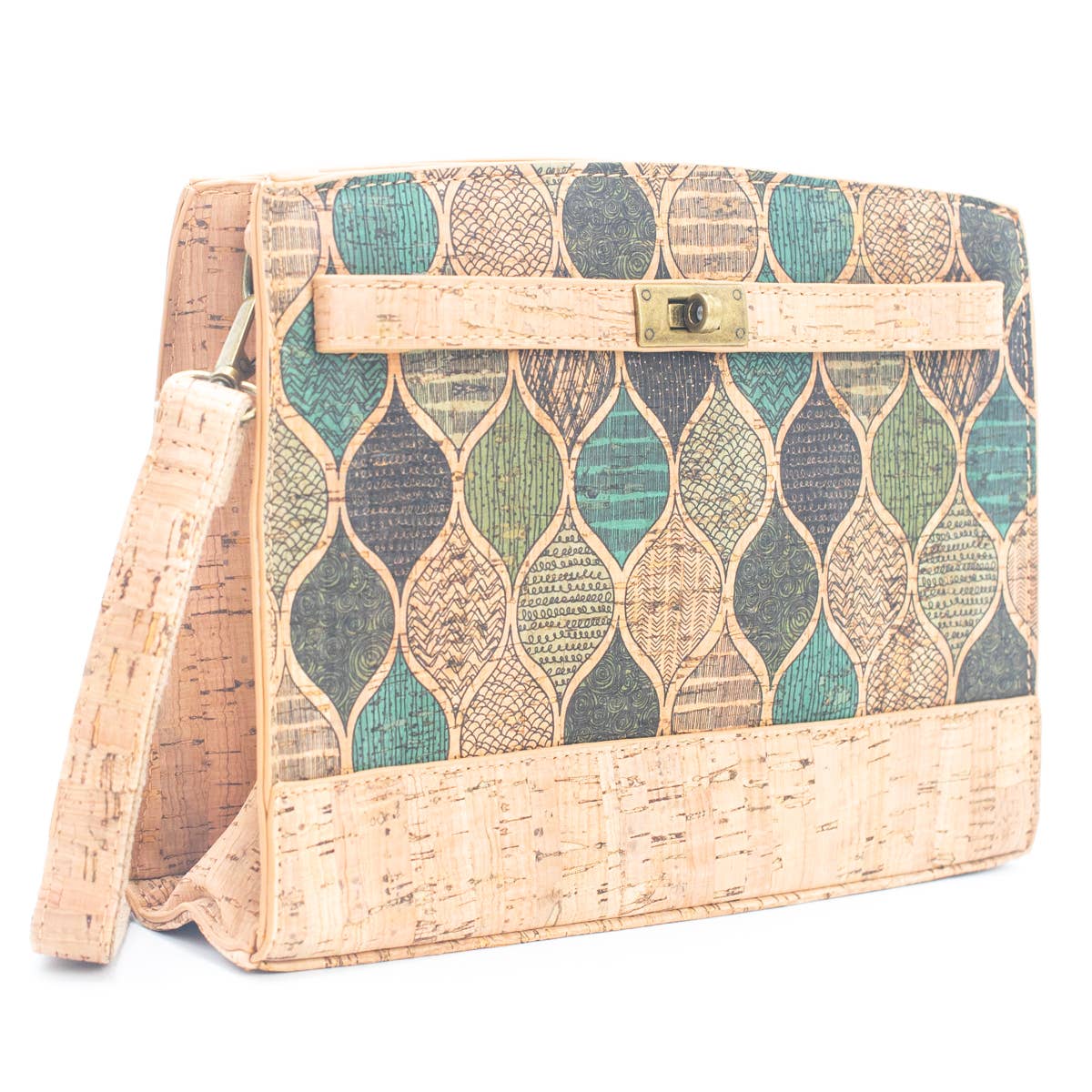 Natural Cork Square Messenger