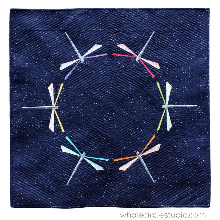 Dragonfly Dance mini quilt Pattern