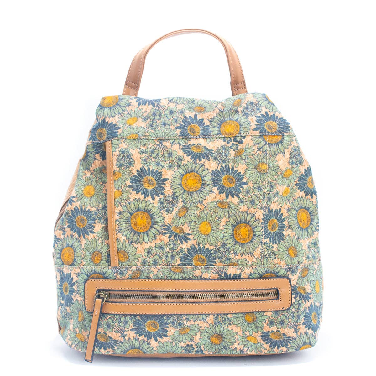 Natural Cork printed pattern women's backpack BAGD-379