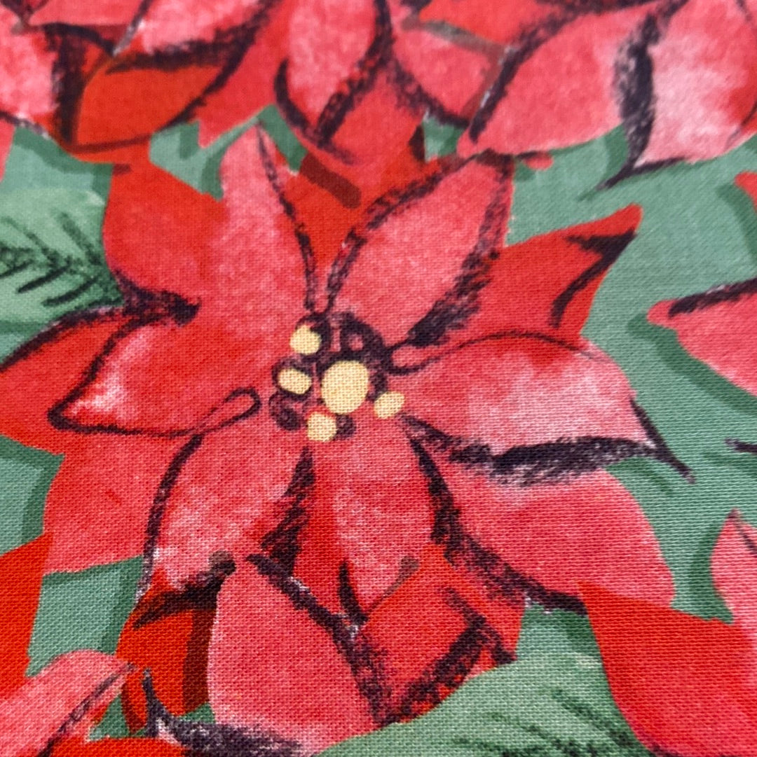 MOD Christmas Birds poinsettia