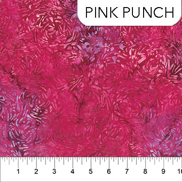 Banyan Batiks BFF Pink Punch Fabric by the Yard