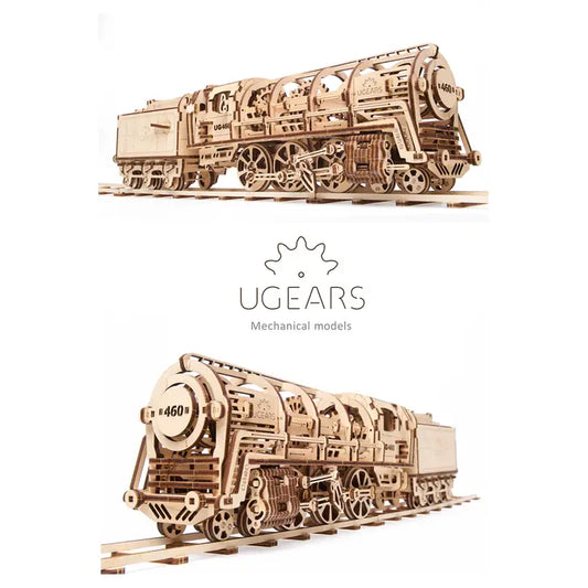UGears Locomotive With Tender