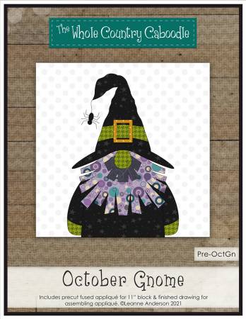 October Gnome Precut Fused Applique Pack