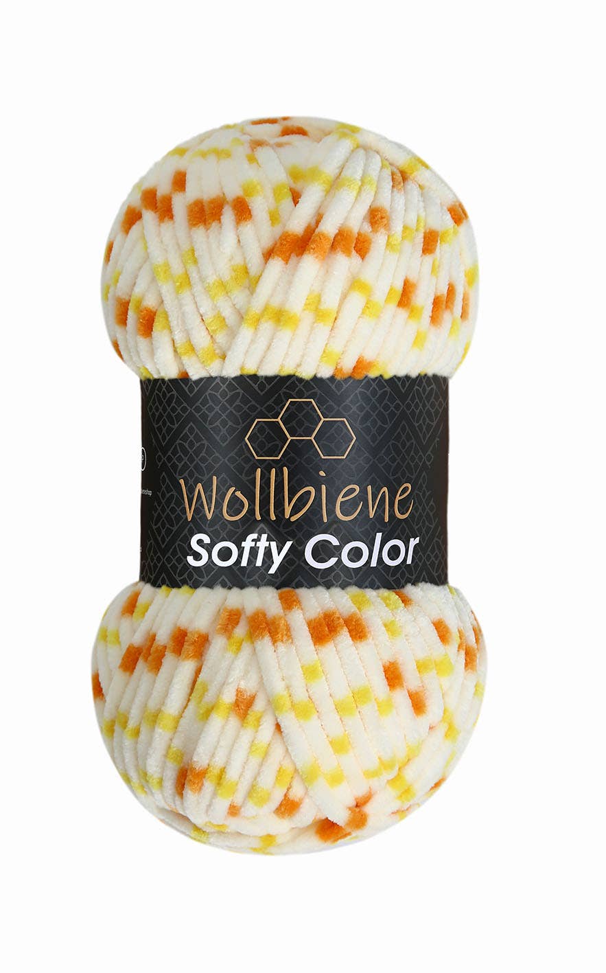 Softy Color Chenille Wool 100gr Coloured Knitting Hobby DIY: Purple grey pink turkis 118