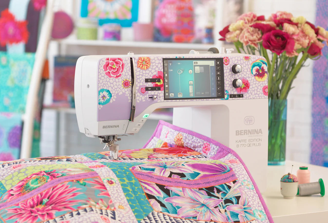 BERNINA 770 QE PLUS Kaffe Edition with Embroidery - Visit us in store or call for pricing