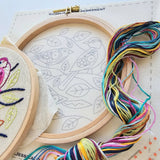 Colorful Birds beginner embroidery kit