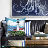 Cross stitch Pillow Kit Lighthouse on the Bay Collection Dart
