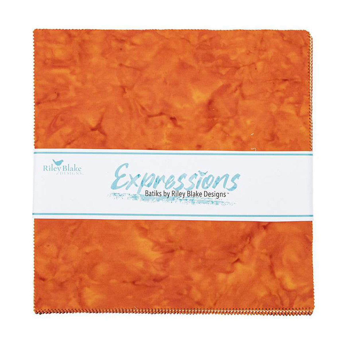 Expressions Batiks Shades of Orange 10" Stacker