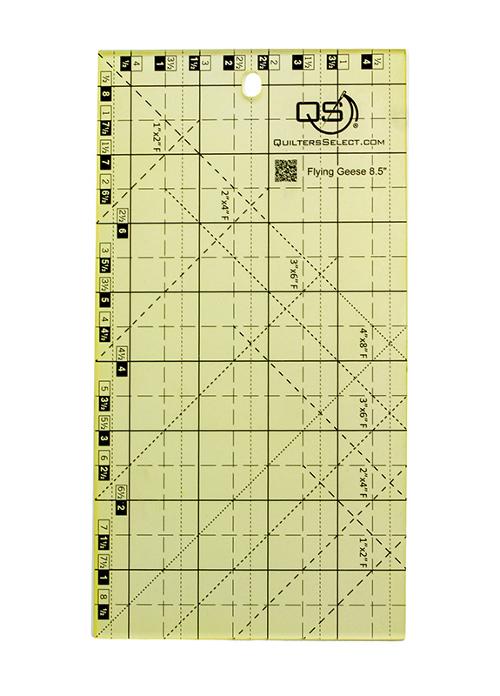 Flying Geese Ruler 4.5" x 8.5"  Quilters Select