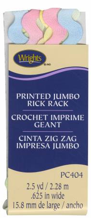 Jumbo Rick Rack Pastel
