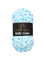 Softy Color Chenille Wool 100gr Coloured Knitting Hobby DIY: Purple grey pink turkis 118