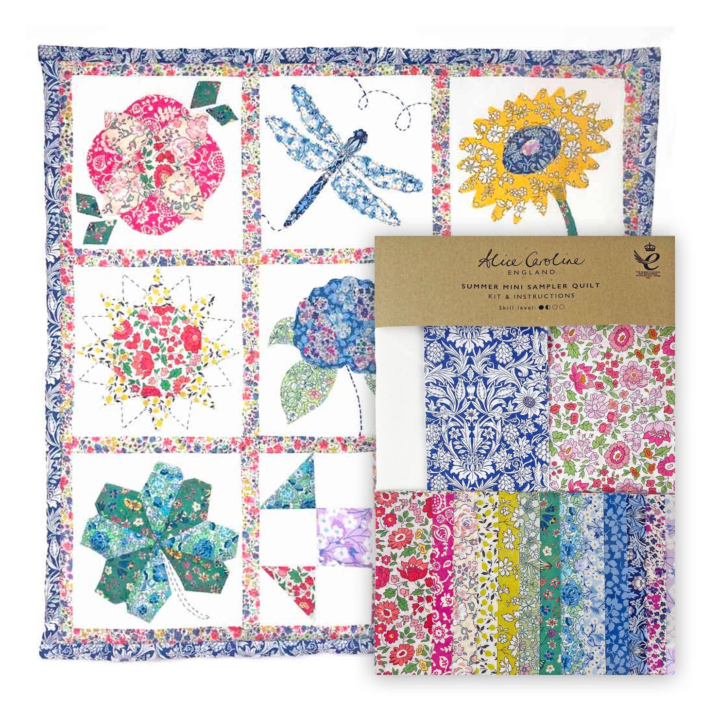 Liberty Tana Lawn® Fabric Summer Mini Sampler Quilt Kit