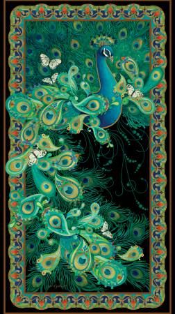 Multi Peacock Symphony Panel