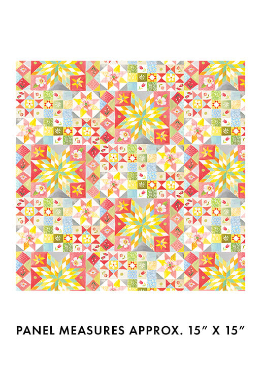 Heirloom Quilt Multi Katie Daisy for Benartex