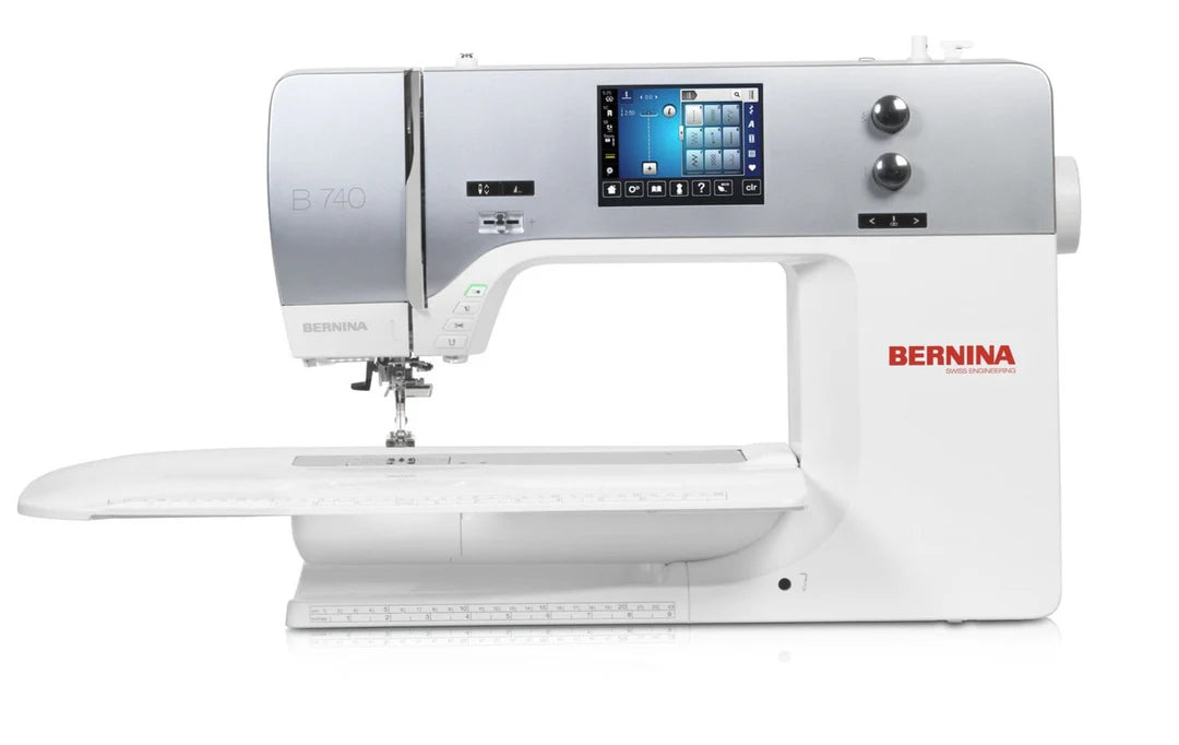 BERNINA 740 Sewing Machine with Dual Feed and 10" to the right of the needle