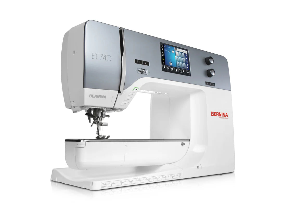 BERNINA 740 Sewing Machine with Dual Feed and 10" to the right of the needle