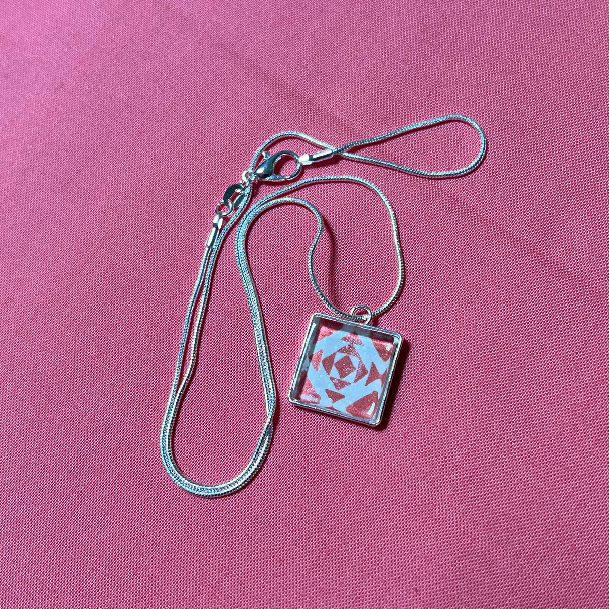 Red Pineapple Small Pendant