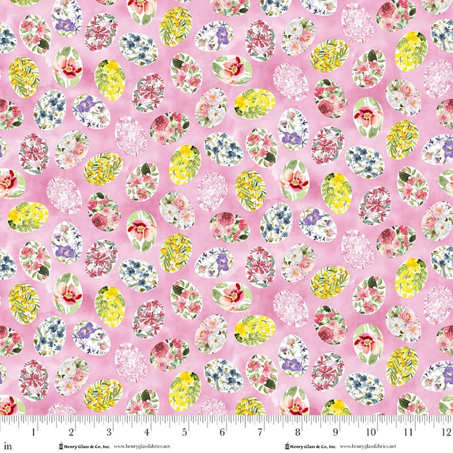 Powder Pink || Basket Full of Blessings from Henry Glass